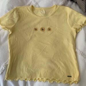 Floral Embroidered Tee